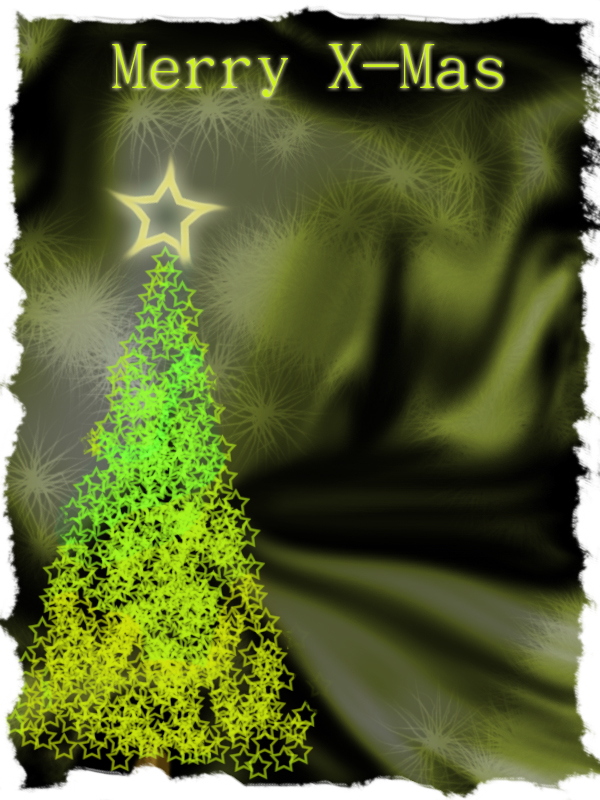 Abstrakte Weihnachtskarte