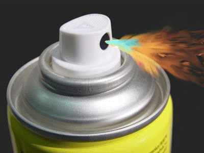 Sprühdosen Flamme